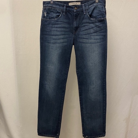 Joe’s Jeans 34x32.5 Classic Fit In Abrhem Blue Wash Mens Distressed 100% Cotton - Picture 10 of 11